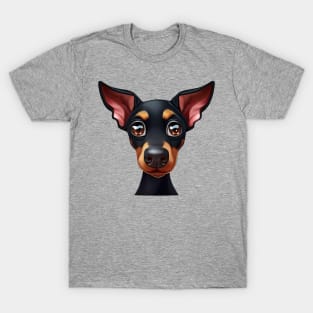 Charming Doberman Portrait T-Shirt